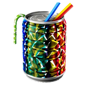 Can With Straw PNG Nsj24 PNG