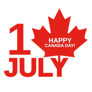 Canada Day Celebration Graphic PNG image