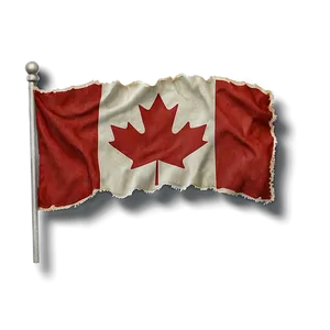 Canada Flag In Vintage Stamp Png Uwx PNG image