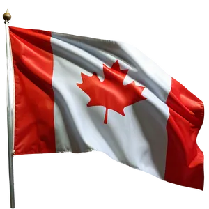 Canada Flag With Aurora Borealis Background Png 84 PNG image