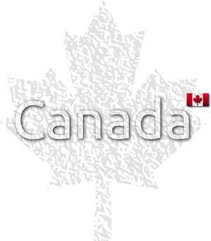 Canada Maple Leaf Design PNG image