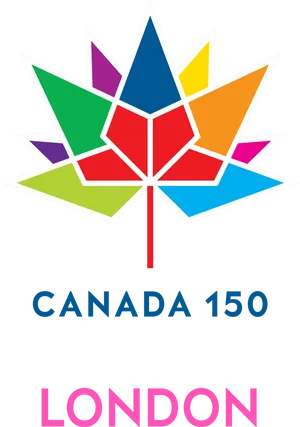 Canada150 London Celebration Logo PNG image