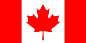 Canadian Flag Red Maple Leaf PNG image