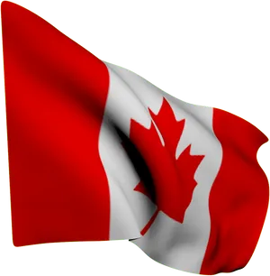 Canadian Flag Waving PNG image