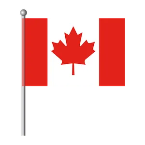 Canadian Flagon Pole PNG image