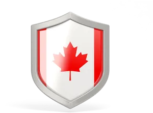 Canadian Maple Leaf Shield PNG image
