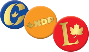 Canadian Political Party Logos PNG image