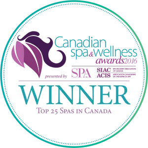 Canadian Spa Wellness Awards2016 Winner Badge
