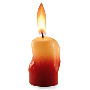 Candle Flame Close Up PNG Kat52