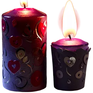 Candle Light Anniversary Dinner Png 2 PNG image