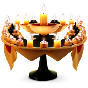 Candle Light Dinner Cuisine PNG 14
