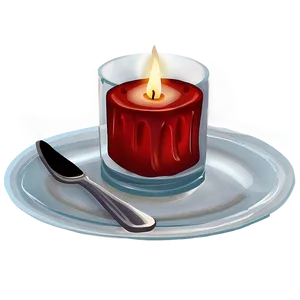 Candle Light Dinner Cuisine Png Rfc PNG image