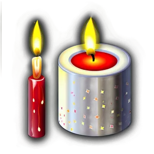 Candle Light Dinner Decoration Png 5 PNG image