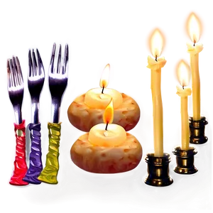 Candle Light Dinner Decoration Png 91 PNG image