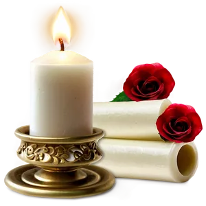 Candle Light Wedding Png 06262024 PNG image