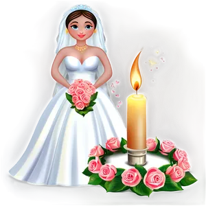 Candle Light Wedding Png Ydp PNG image