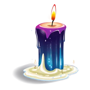 Candle Wax Melting PNG 05232024