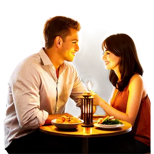 Candlelit Dinner Date Png 06132024 PNG image