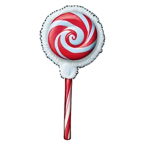 Candy Cane Cake Pop PNG 06212024 PNG