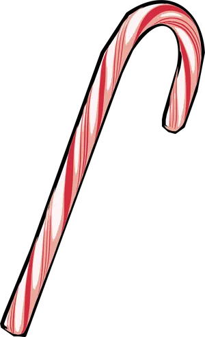 Candy Cane Illustration PNG image