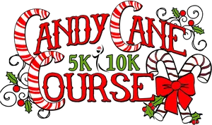 Candy Cane Race Event Banner