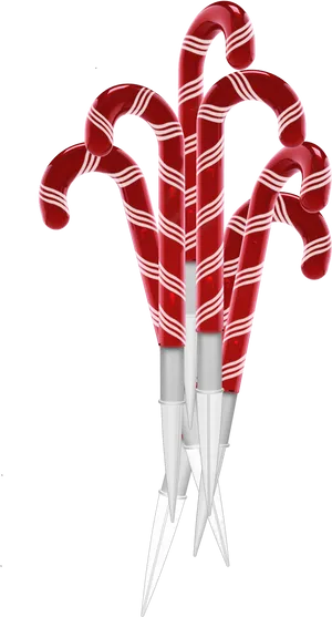 Candy Cane Swords PNG image