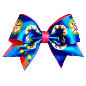 Candy Cheer Bow PNG Snt