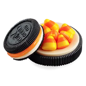 Candy Corn Oreo Halloween Special PNG 06122024 PNG