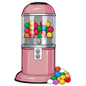 Candy Dispenser Gumball Machine PNG Xjt59 PNG