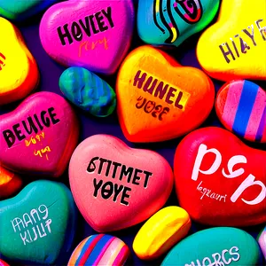 Candy Heart Phrases PNG 78 PNG