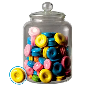Candy Jar For Party PNG 06292024