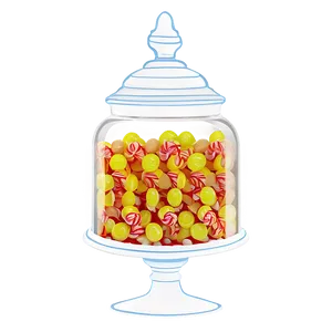 Candy Jar Silhouette PNG Cjj79 PNG