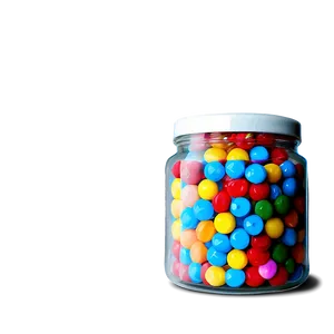 Candy Jar Top View PNG 90 PNG