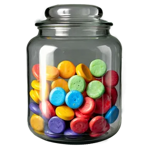 Candy Jar With Label PNG 38