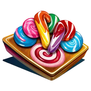 Candy Land Board Game Elements PNG Cjp81 PNG