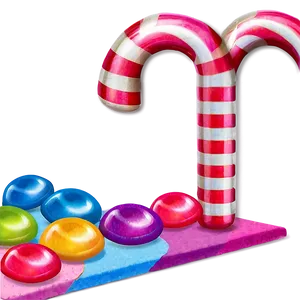 Candy Land Board Game Elements PNG Syn PNG