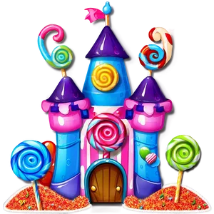 Candy Land Castle Image PNG 06202024