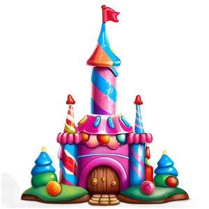 Candy Land Castle Image PNG Adg