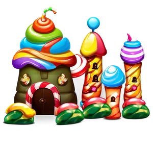 Candy Land Castle Image PNG Nmp48 PNG