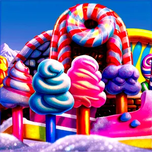 Candy Land Frosted Fairgrounds PNG Bfv