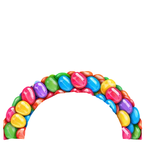 Candy Land Jelly Bean Pathway PNG Ffy PNG