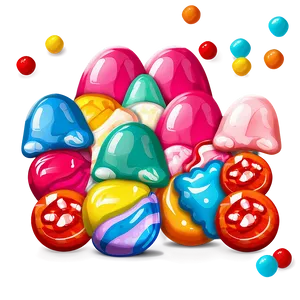 Candy Land Jelly Bean Pathway PNG Iev PNG