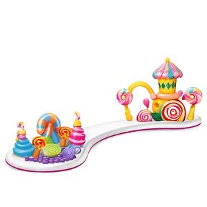 Candy Land Joyful Journey Png Sai27 PNG image