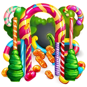 Candy Land Licorice Lagoon PNG Sua96 PNG