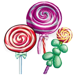 Candy Land Lollipop Trees PNG Hwn89 PNG