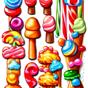 Candy Land Sugary Springs PNG 99