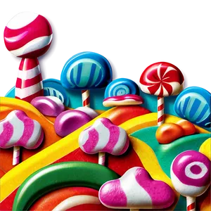 Candy Land Sugary Springs PNG Emn