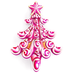 Candy Pink Christmas Tree PNG Vri77 PNG