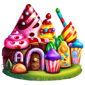 Candyland Confectionery Castle PNG 90