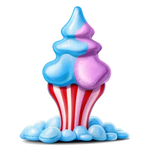 Candyland Cotton Candy Trees Png Llp PNG image